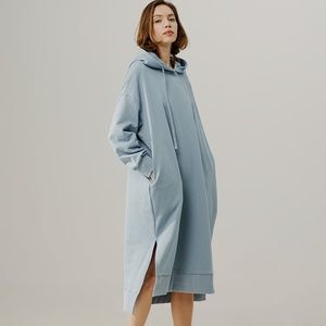 NAP Pullover Hoodie Dress in Lavendar